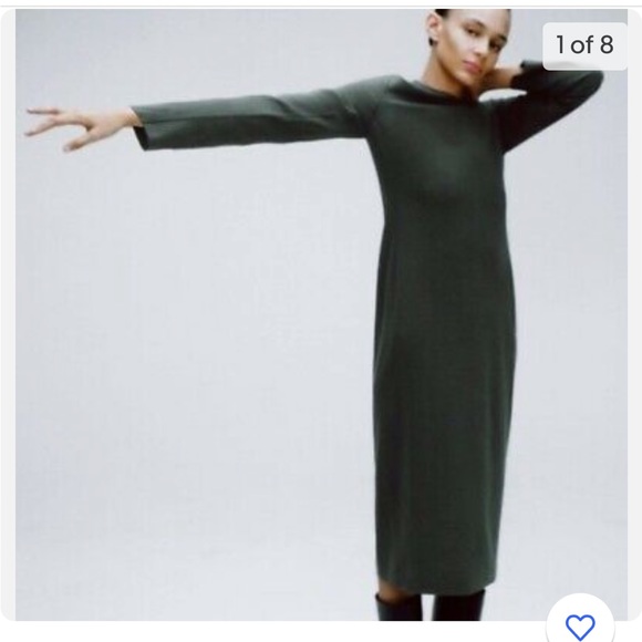 Zara Anthracite Grey Wool Limited Edition Midi - Picture 5 of 10